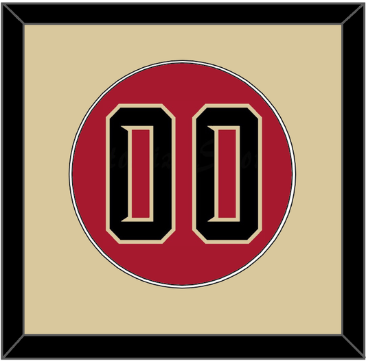 Arizona Number - Alternate Red (2020-2023) - Essential Tier 2
