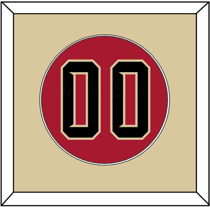 Arizona Number - Alternate Red (2020-2023) - Essential Tier 2