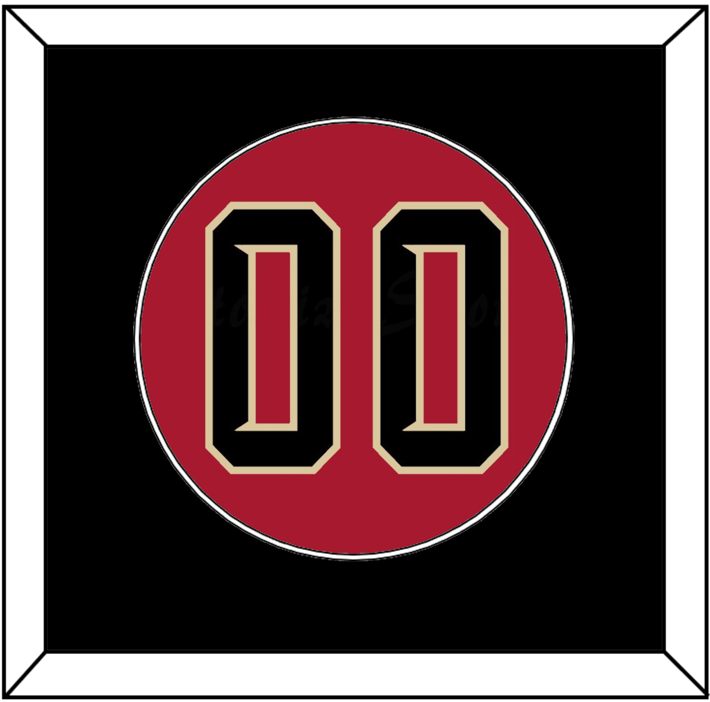 Arizona Number - Alternate Red (2020-2023) - Essential Tier 3