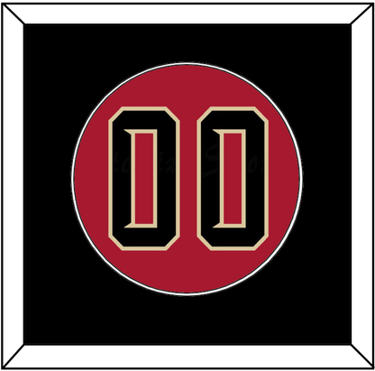 Arizona Number - Alternate Red (2020-2023) - Essential Tier 3