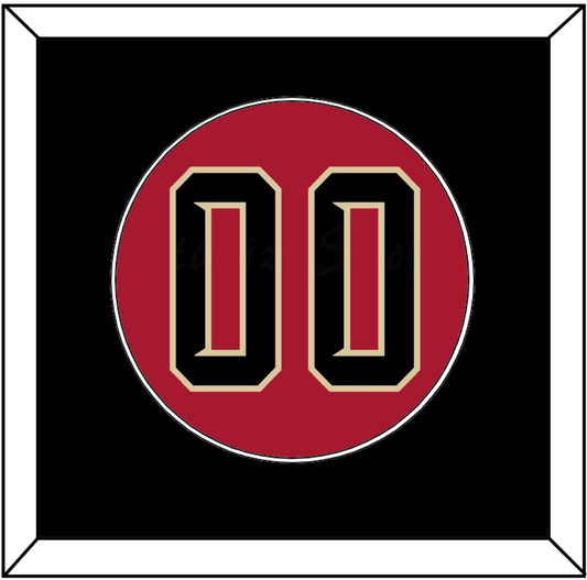 Arizona Number - Alternate Red (2020-2023) - Essential Tier 3