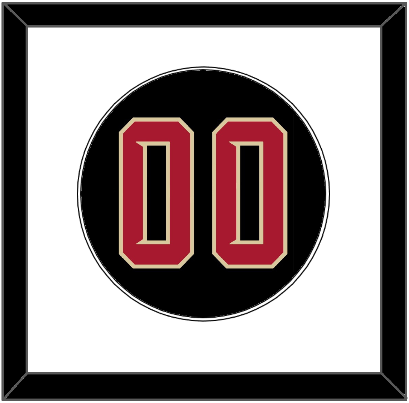 Arizona Number - Alternate Black (2020-2023) - Essential Tier 1