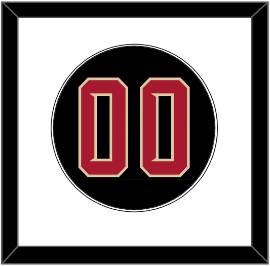 Arizona Number - Alternate Black (2020-2023) - Essential Tier 1