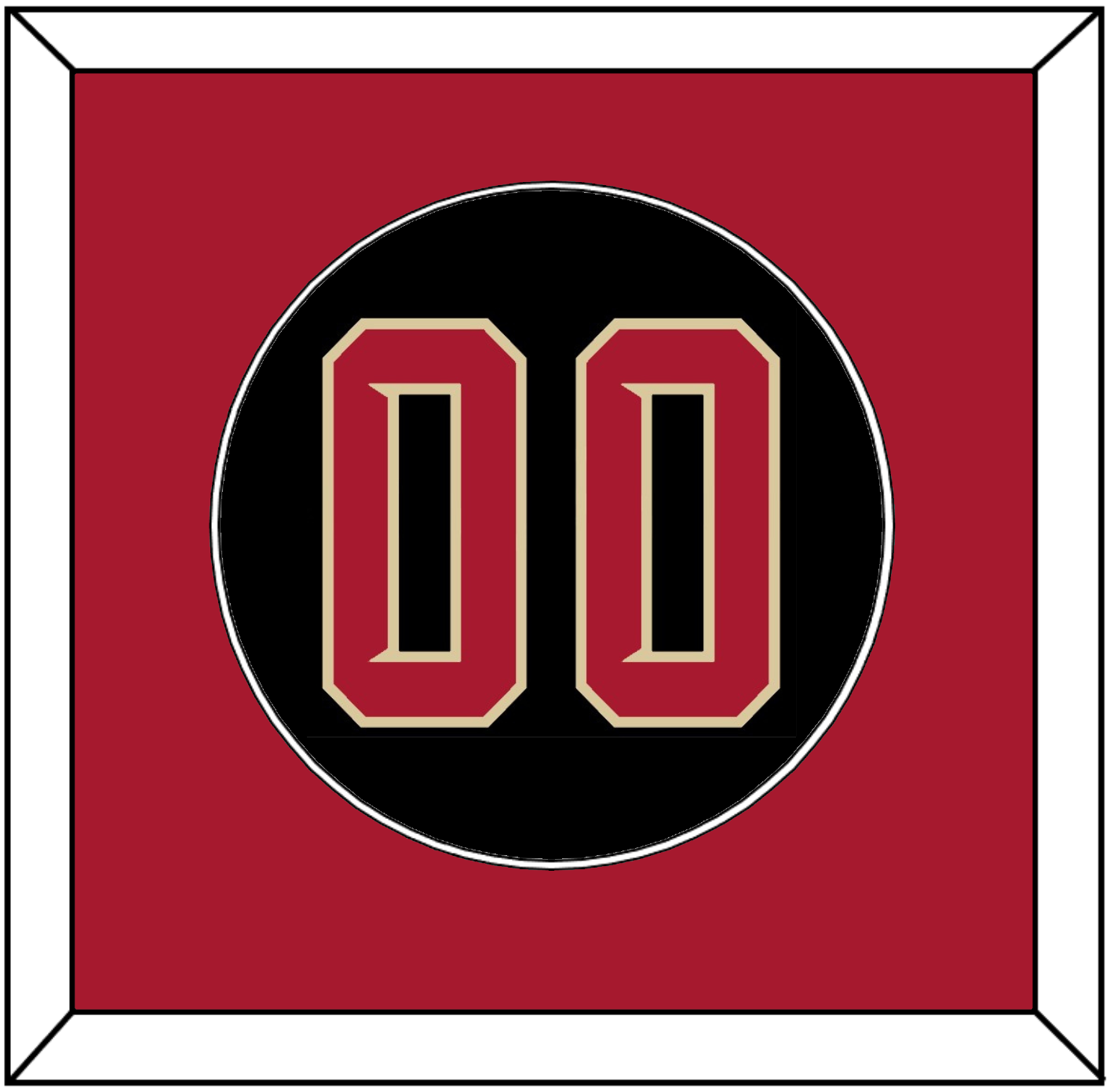 Arizona Number - Alternate Black (2020-2023) - Essential Tier 2