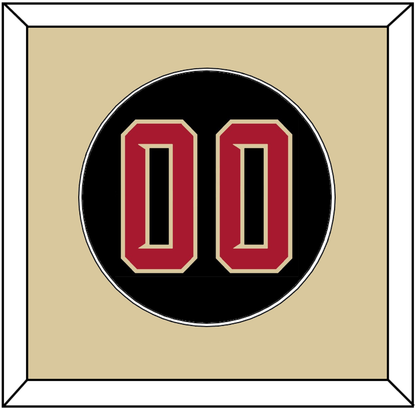 Arizona Number - Alternate Black (2020-2023) - Essential Tier 3