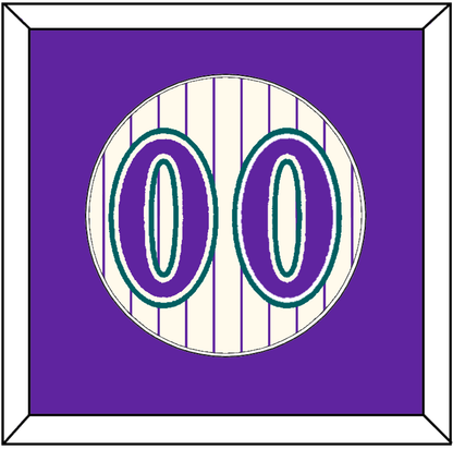 Arizona Number - Home Off-White Pinstripes (2001-2006) - Essential Tier 1