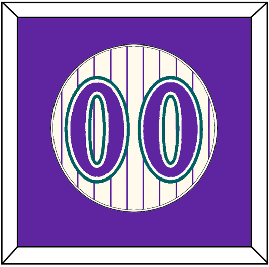 Arizona Number - Home Off-White Pinstripes (2001-2006) - Essential Tier 1