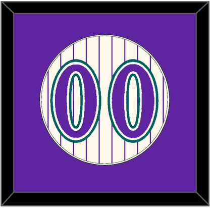 Arizona Number - Home Off-White Pinstripes (2001-2006) - Essential Tier 1