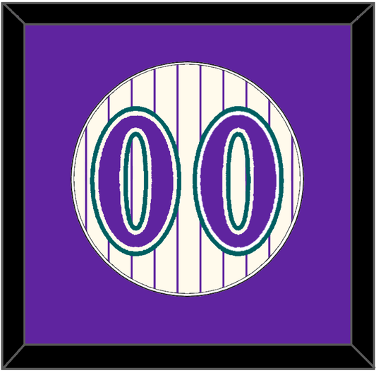 Arizona Number - Home Off-White Pinstripes (2001-2006) - Essential Tier 1