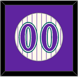 Arizona Number - Home Off-White Pinstripes (2001-2006) - Single Mat 1