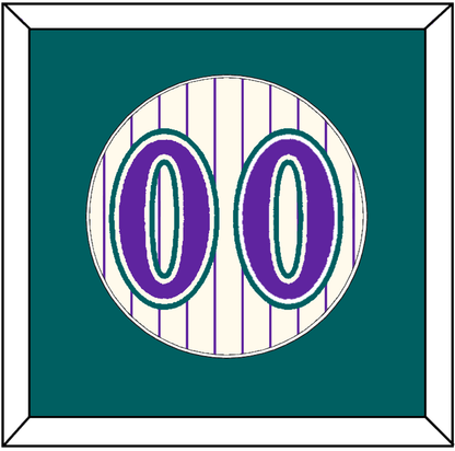 Arizona Number - Home Off-White Pinstripes (2001-2006) - Essential Tier 2