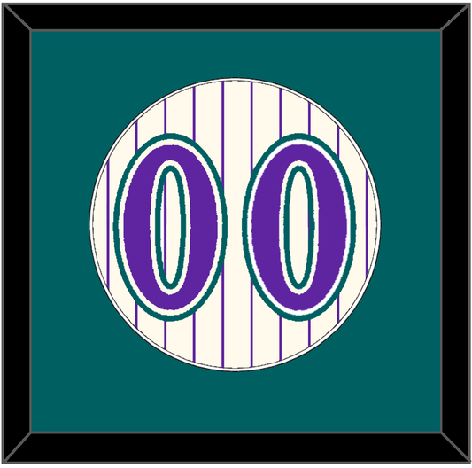 Arizona Number - Home Off-White Pinstripes (2001-2006) - Essential Tier 2