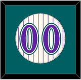 Arizona Number - Home Off-White Pinstripes (2001-2006) - Single Mat 2