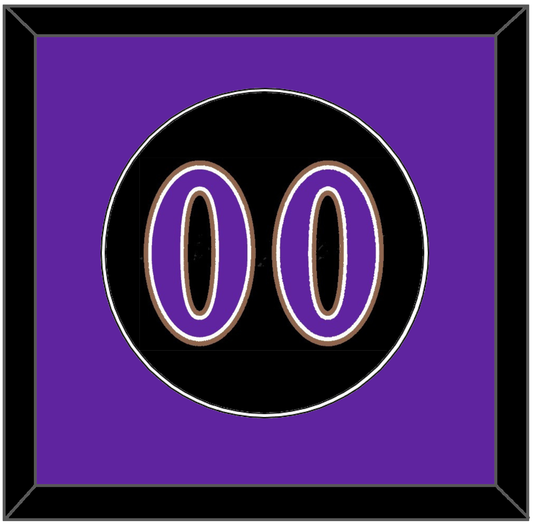 Arizona Number - Alternate Black (2001-2006) - Essential Tier 2