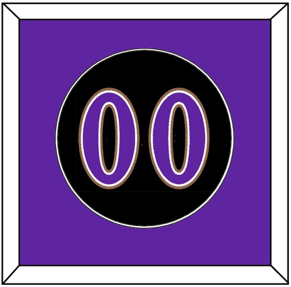 Arizona Number - Alternate Black (2001-2006) - Essential Tier 2
