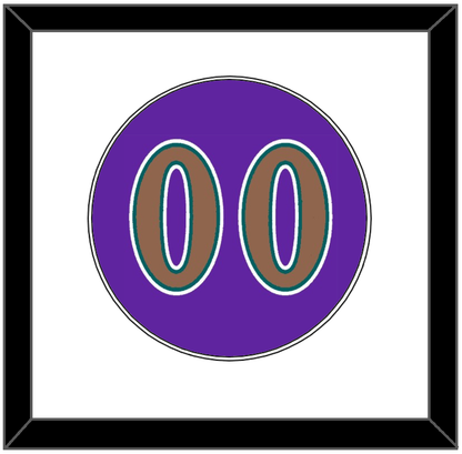 Arizona Number - Alternate Purple (1998-2006) - Essential Tier 1