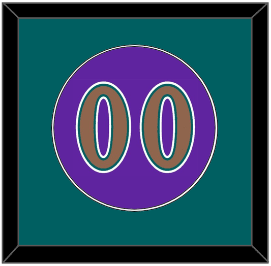 Arizona Number - Alternate Purple (1998-2006) - Essential Tier 2