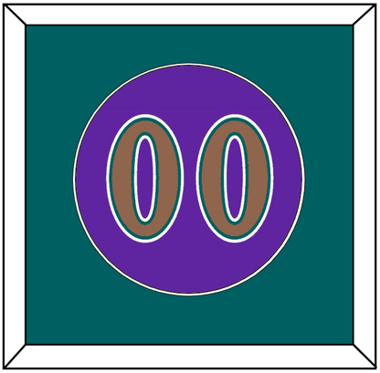Arizona Number - Alternate Purple (1998-2006) - Essential Tier 2