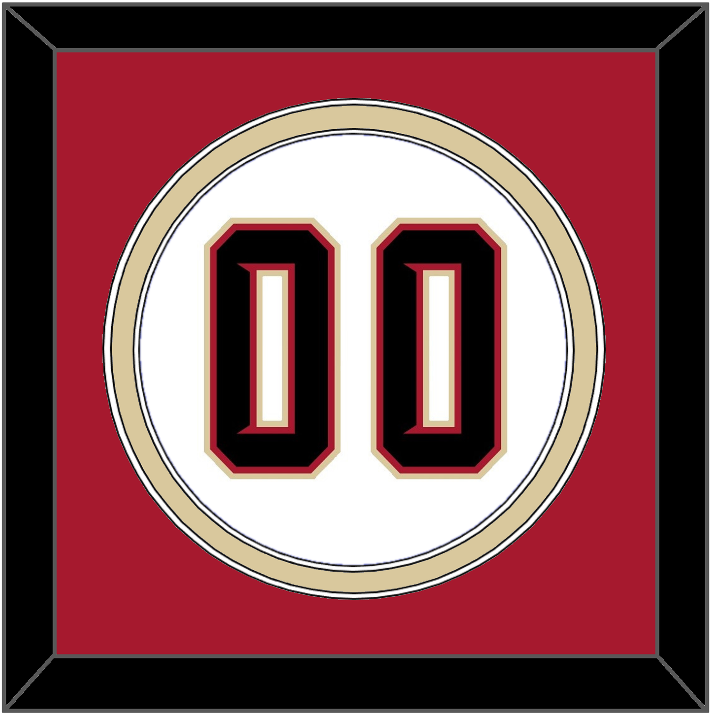Arizona Number - Home White (2020-2023) - Signature Tier 2