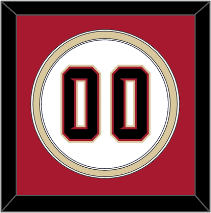 Arizona Number - Home White (2020-2023) - Signature Tier 2