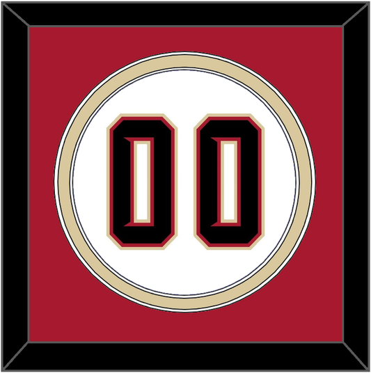 Arizona Number - Home White (2020-2023) - Signature Tier 2