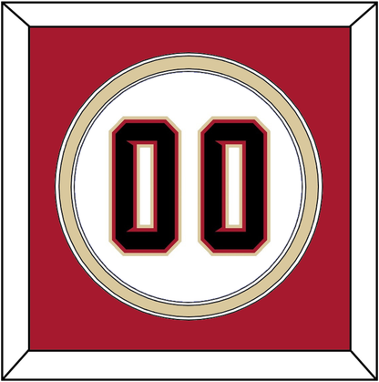 Arizona Number - Home White (2020-2023) - Signature Tier 2