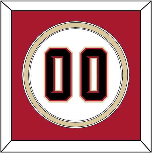 Arizona Number - Home White (2020-2023) - Signature Tier 2