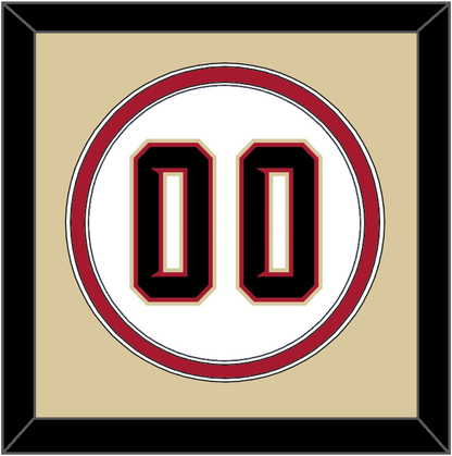 Arizona Number - Home White (2020-2023) - Signature Tier 3