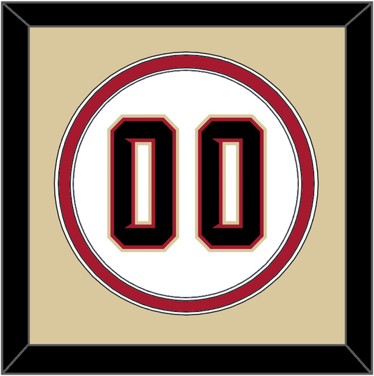 Arizona Number - Home White (2020-2023) - Signature Tier 3