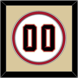Arizona Number - Home White (2020-2023) - Double Mat 3