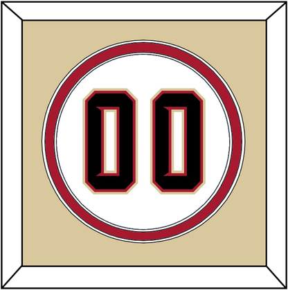 Arizona Number - Home White (2020-2023) - Signature Tier 3