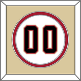 Arizona Number - Home White (2020-2023) - Double Mat 3