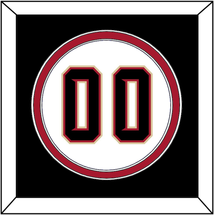 Arizona Number - Home White (2020-2023) - Signature Tier 4