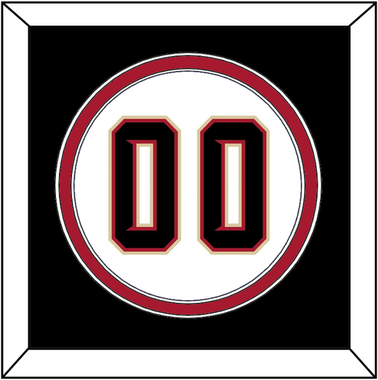 Arizona Number - Home White (2020-2023) - Signature Tier 4