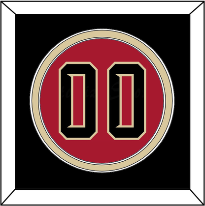 Arizona Number - Alternate Red (2020-2023) - Signature Tier 4