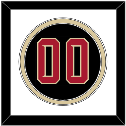 Arizona Number - Alternate Black (2020-2023) - Signature Tier 2