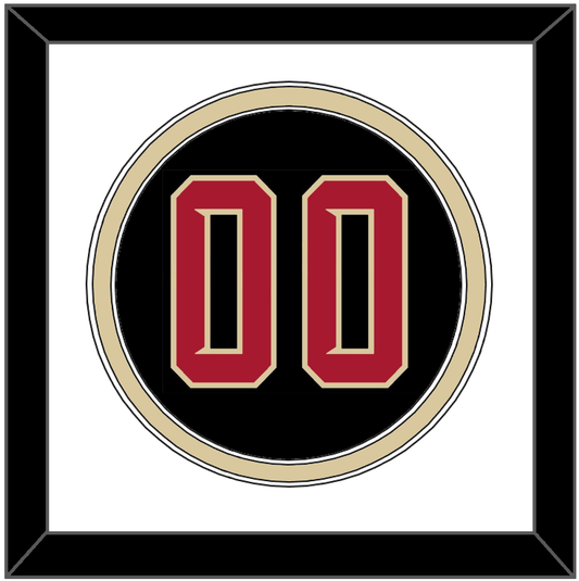 Arizona Number - Alternate Black (2020-2023) - Signature Tier 2