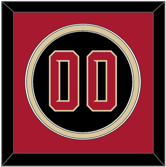 Arizona Number - Alternate Black (2020-2023) - Signature Tier 3