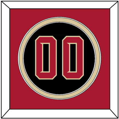 Arizona Number - Alternate Black (2020-2023) - Signature Tier 3