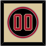 Arizona Number - Alternate Black (2020-2023) - Double Mat 4