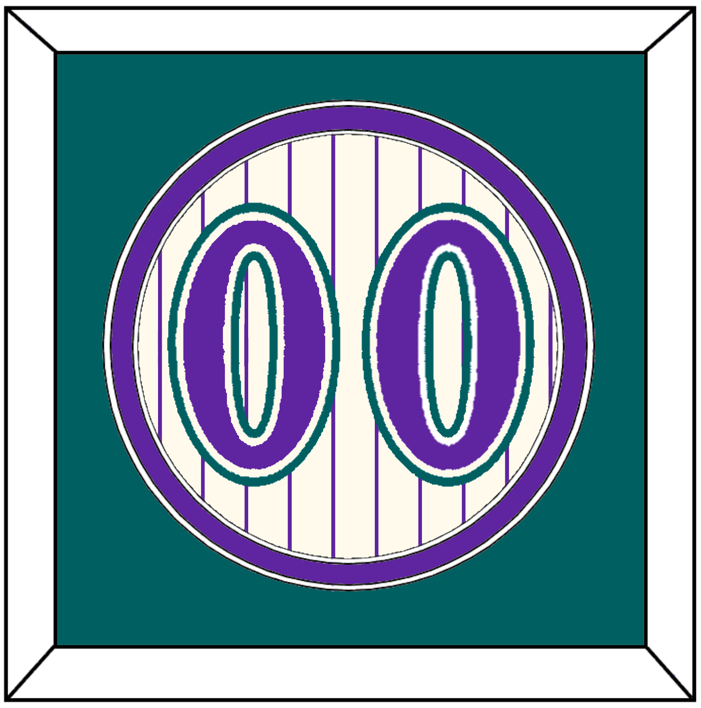 Arizona Number - Home Off-White Pinstripes (2001-2006) - Signature Tier 4