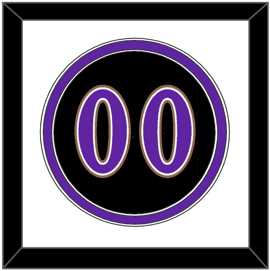 Arizona Number - Alternate Black (2001-2006) - Signature Tier 1