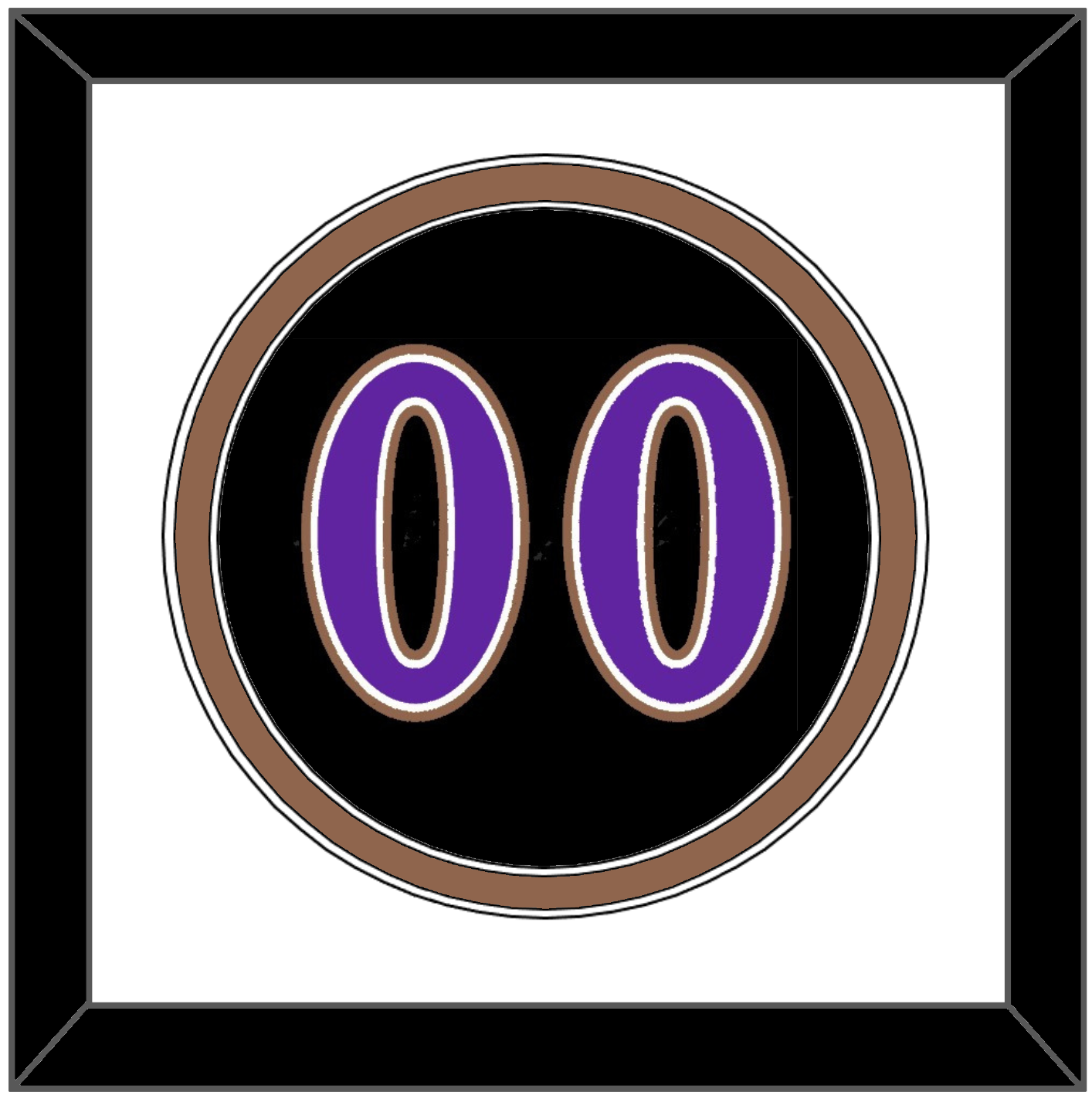 Arizona Number - Alternate Black (2001-2006) - Signature Tier 2