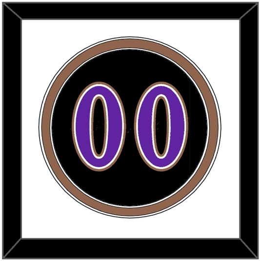 Arizona Number - Alternate Black (2001-2006) - Signature Tier 2