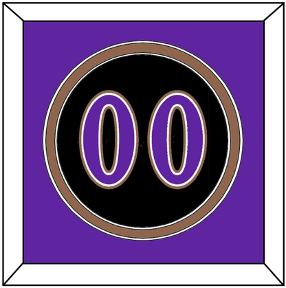 Arizona Number - Alternate Black (2001-2006) - Signature Tier 3