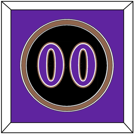 Arizona Number - Alternate Black (2001-2006) - Signature Tier 3