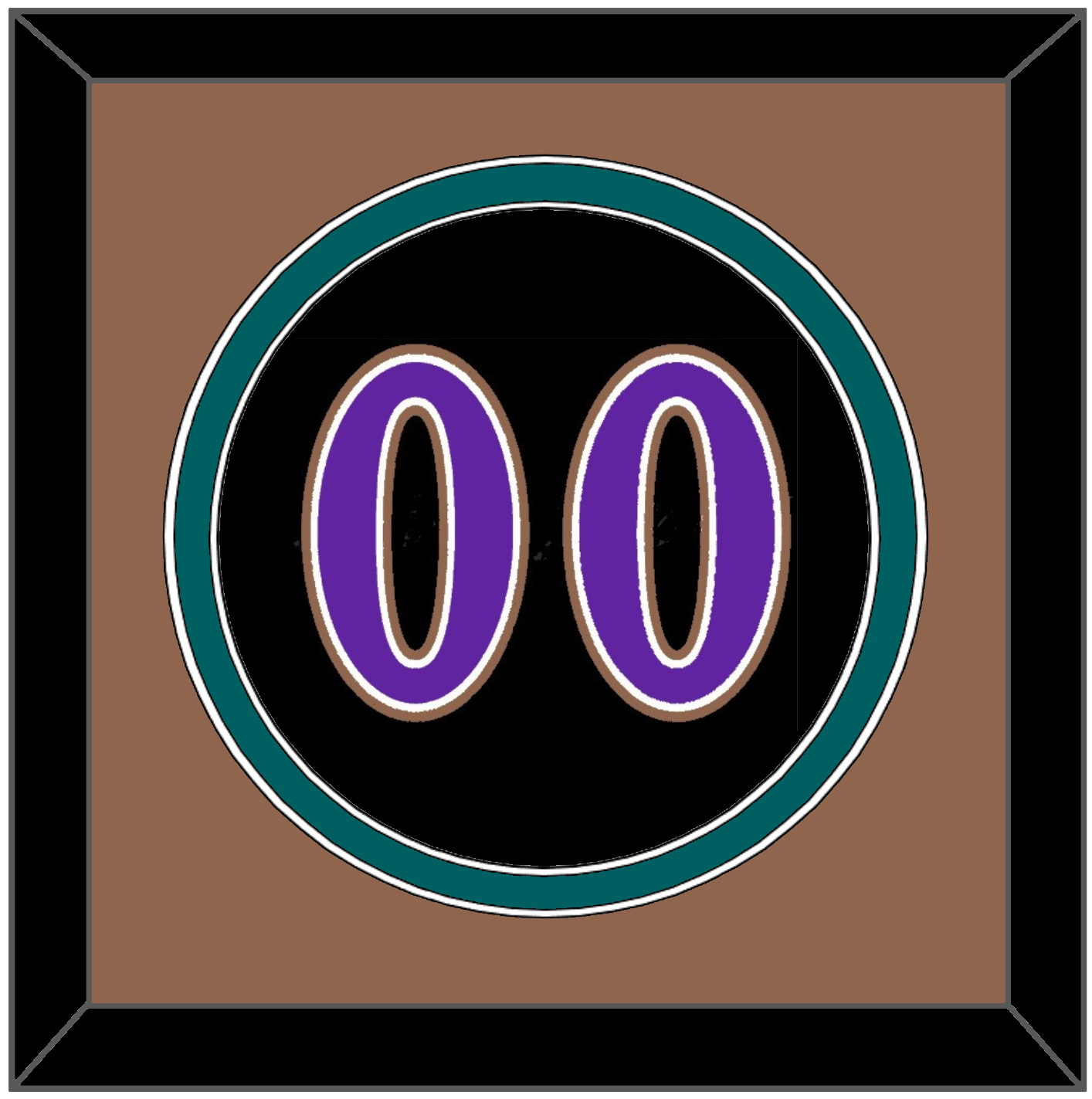 Arizona Number - Alternate Black (2001-2006) - Signature Tier 5