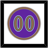 Arizona Number - Alternate Purple (1998-2006) - Double Mat 1