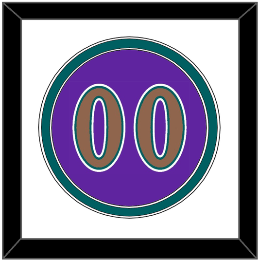 Arizona Number - Alternate Purple (1998-2006) - Signature Tier 2