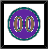 Arizona Number - Alternate Purple (1998-2006) - Double Mat 2